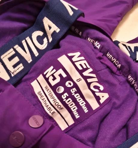 Dámske fialové oteplovačky nevica, s