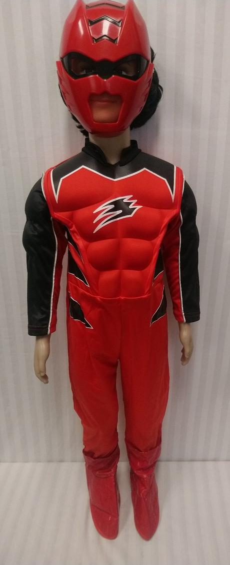 2 dielny kostým red power ranger, rubies, 104-110,