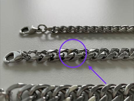 H&m 3 kovové pánske náramky z nehrdzavejúcej ocele, h&m