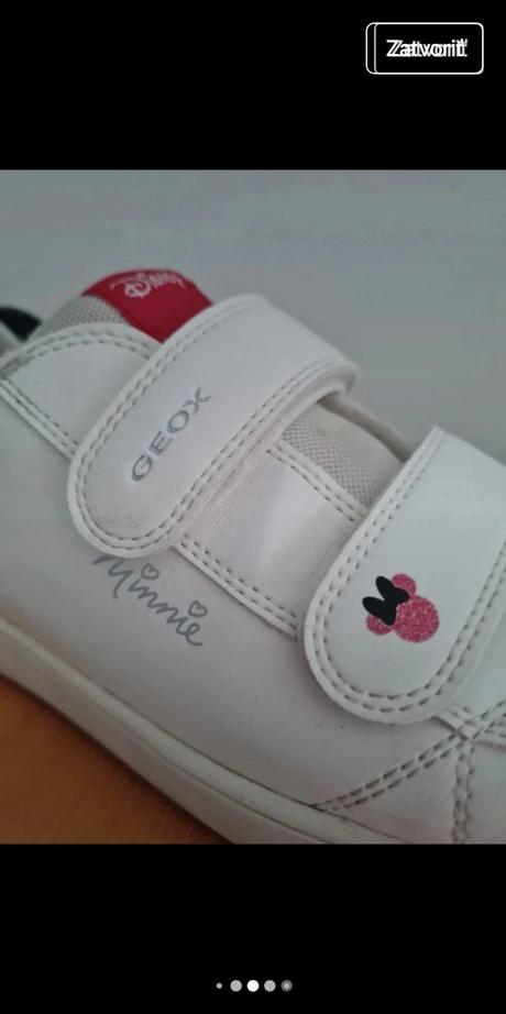 Kožené geox tenisky na suchý zips, geox,39