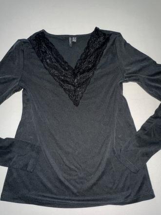 Tričko a čipkou, vero moda,m