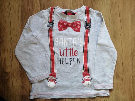 Chlapcenske vianocne tricko s dlhym rukavom., george,86