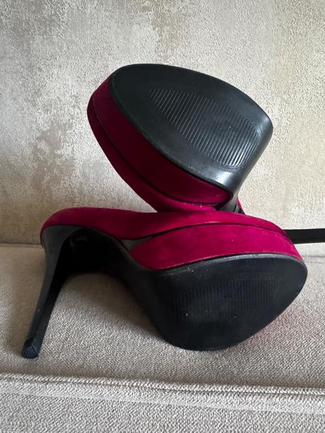 Dámské high hills ružové nové veľkosť 37, 37