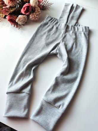 Rebrované, rastúce legínky na traky, 80