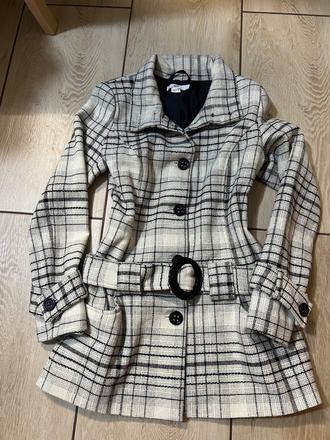 Karovaný kabát, bonprix,40