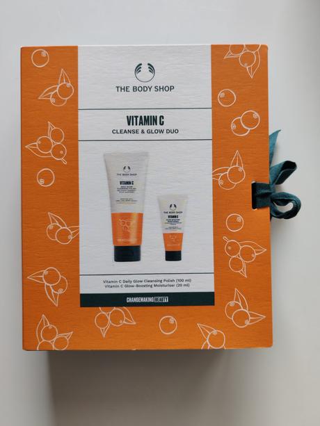 Body shop - peeling a krem na tvar s vitaminom c,