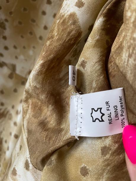 Kožuch z pravej kožušiny 40, 42, 40