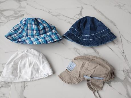 Letné čiapky 48/50 cm, rada,50