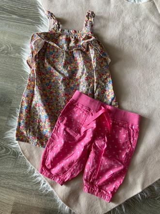 Kvetinkové šaty a kraťasky 98, primark,98