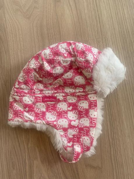 Zimná čiapka hello kitty, h&m,98
