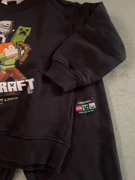Minecraft súprava 1x nosená, h&m,110