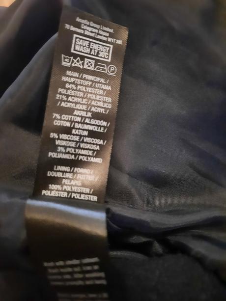 Dámsky dlhý kabát, dorothy perkins,36