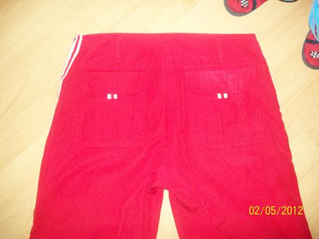 Červené nohavice 3/4, 36