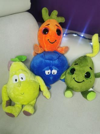 Fruits&vegetables plyšáky, 