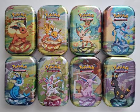 Pokémon plechovky "prismatic evolutions ", 