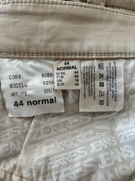 3/4 nohavice zerres 44, 44