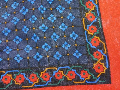 Kvalitná luxusna hodvabna elegantná šatka, xl