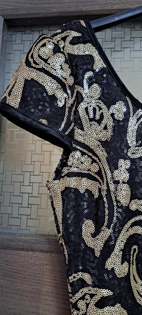 Flitrové šaty xs, xs