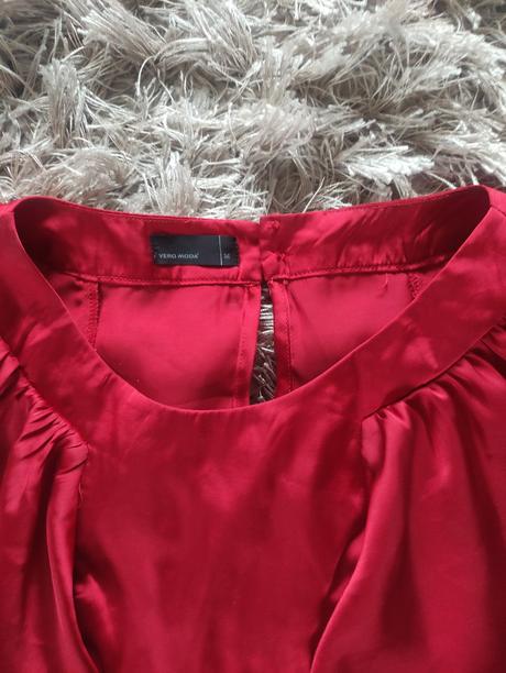 Červená blúzka, vero moda,m