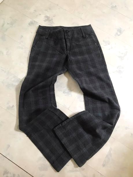 Široké nohavice s manžetami, amisu,36