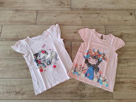 Tričká 2ks c&a, c&a,134