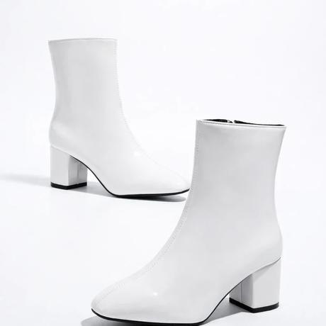 Biele členkové čižmy, 35