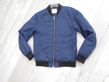 Jack jones s, modrá bunda dámska oversize, s