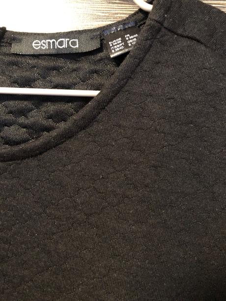 Cierne saty s potlacou 38, esmara,38