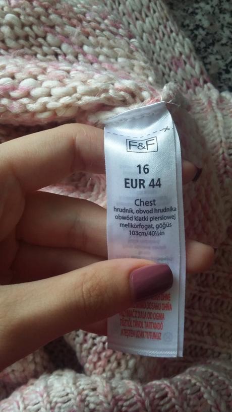 Melírovaný sveter, f&f,44