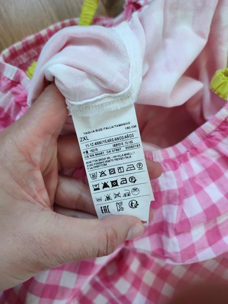 Letné šaty benetton 2 ks, benetton,152