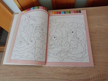 Maľovanie podľa čísel -dinosaury, 