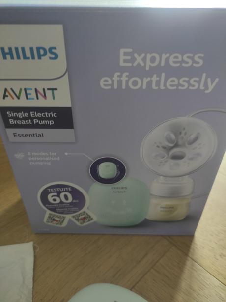 Elektrická odsávačka mlieka avent, 