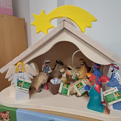 Drevené zvieratká, farma, betlehem holztiger, 