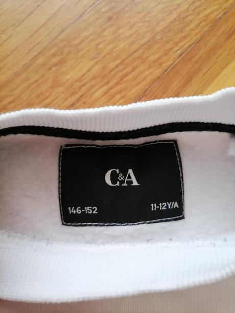 Mikina c&a - 2x oblečená 146-152, c&a,146