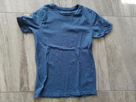 Modré tričko v146, bavlna, 146