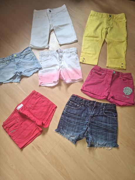 Kratke rifle 7 ks jedna cena 134/140, 140