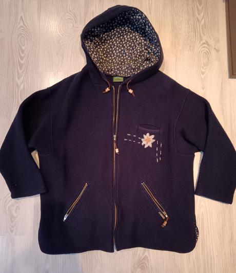 Prechodná bunda/sveter veľ. 50 modrá, 50