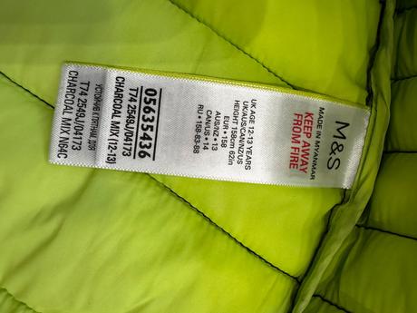 Nová ľahká presívaná bunda m&s stormwear, 158, marks & spencer,158