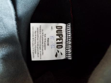 Dupeto rastúce softshellové nohavice, 92