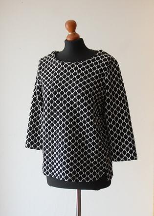 Štýlová blúzka s geometrickým vzorom, street one,m