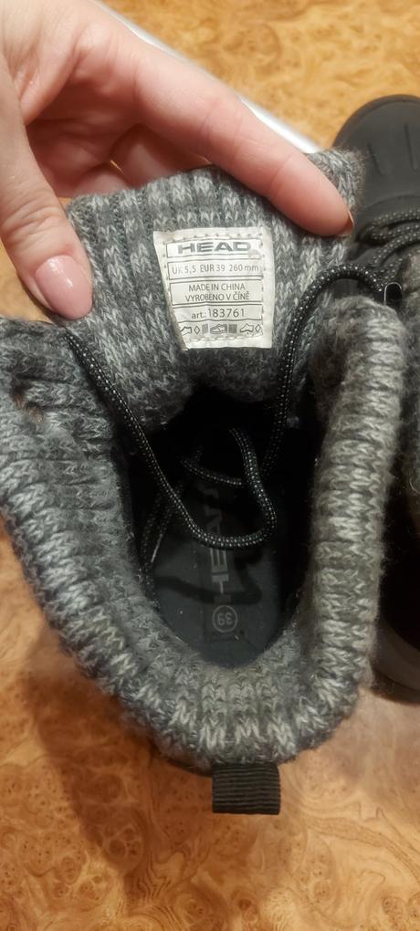 Teplé topanky head, 39