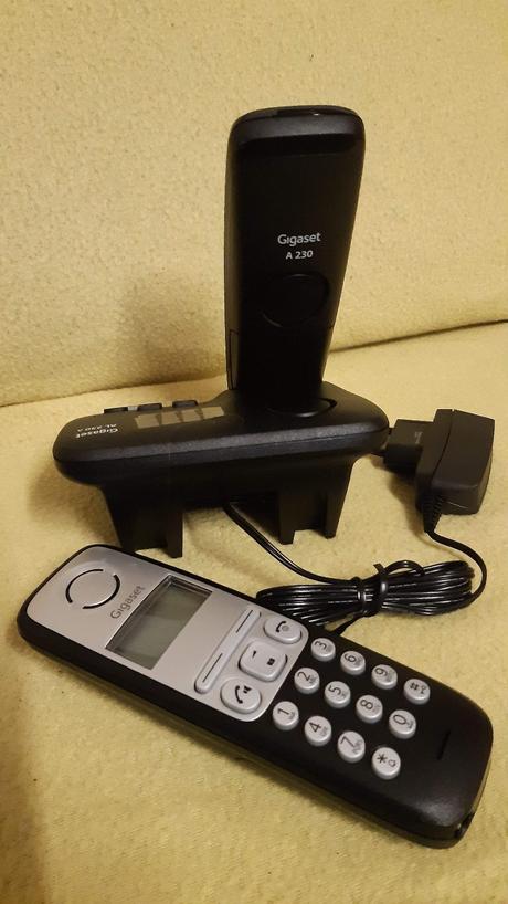 Predám pevnú linku, gigaset al230a nove baterie., 