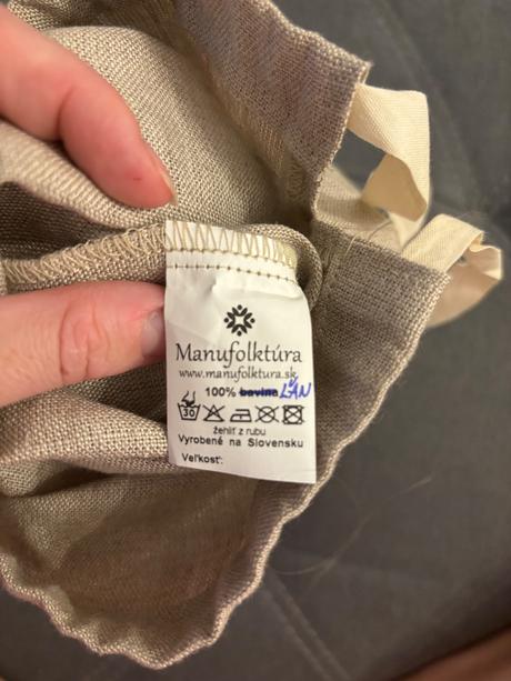 Ľanové vrecko na chlieb, 