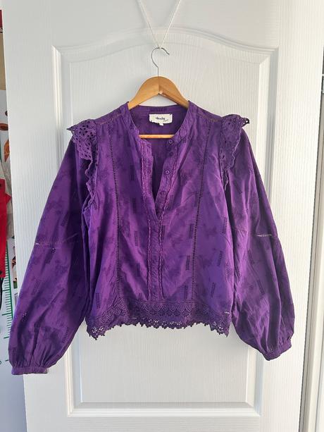 Čipkovaná blúzka, s