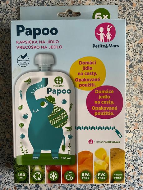 Papoo kapsička na jedlo (petite&mars), 