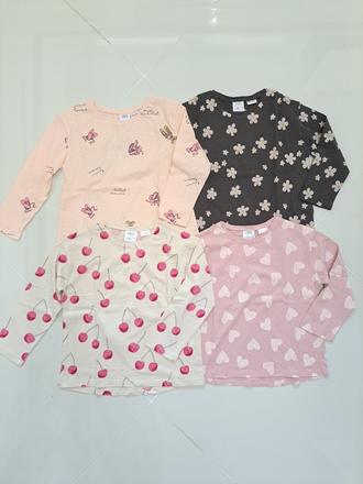 Tričká 2ks, zara,110