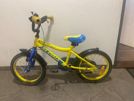 Detsky bicykel alpina vel 16, alpina,16