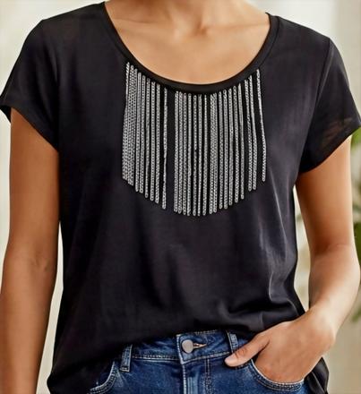 Tricko s retiazkami h&m velk.36, h&m,36
