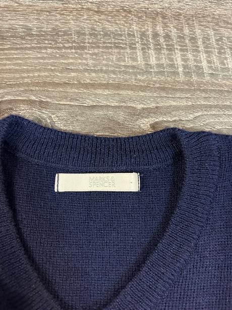 Marks&spencer tmavomodry svetrik na 5-6 rokov, marks & spencer,110