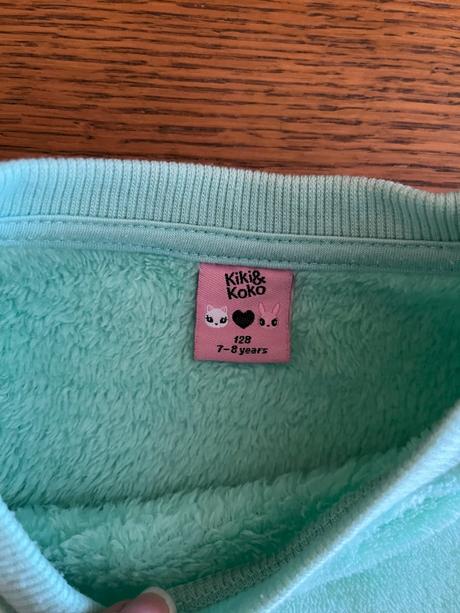 Teplá chlpatá mikina s jednorožcom premieňacím, kiki&koko,128